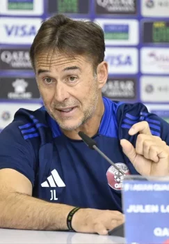 What did the head coach of the Qatar national team say about the match against Uzbekistan?