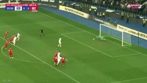 Eldor Shomurodov penalty video where he couldn't score a goal