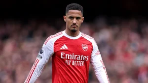 Vilyam Saliba Arsenalni chempionlik poygasida xatoga yo'l qo'ymaslikka chaqirdi