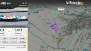 Moskvadan Termizga uchgan samolyot chang bo'roni sabab Samarqandga qo'ndi