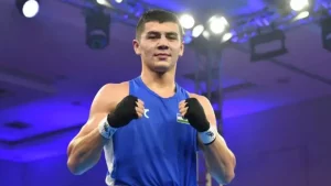 Fazliddin Erkinboyev advanced to the semifinals of the World Boxing Cup