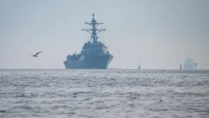 Iran struck a US destroyer with a missile