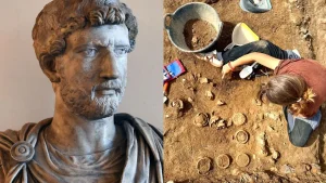 An ancient Roman villa was discovered in the garden of a house in Adrian, Italy.