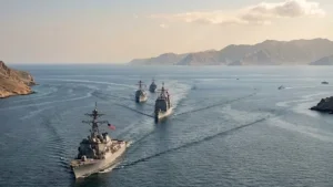 AQSH harbiy kemalari Hormuz bo‘g‘ozidagi minalarni zararsizlantirishga kirishdi