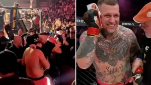 MMA jangida sportchi raqibining qulog‘ini tishladi