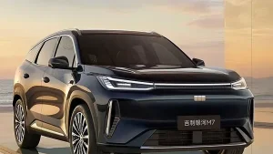 Geely kompaniyasi yangi Galaxy M7 gibrid krossoverining xususiyatlarini ochiqladi
