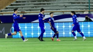 How many points did Shomurodov and other players score in the match against Iran?