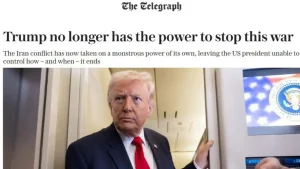 Telegraph Trampning Eron urushini tez to'xtatishga shubha bilan qaraydi