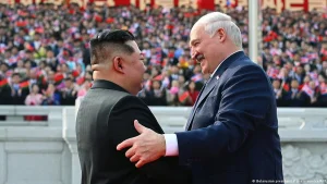 Lukashenko va Kim Chen In do'stlik shartnomasini imzoladilar