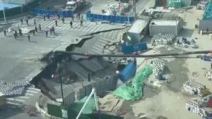 Shanxayda yer o‘pirilishi: Jabrlanganlar yo‘q