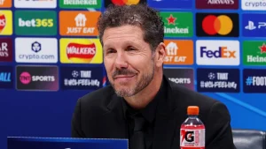Simeone described the match against Barcelona as a serious test