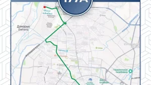 A new bus route No. 177 has been launched in Tashkent