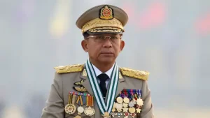 Myanmar junta leader Min Aung Hlaing is preparing to become president