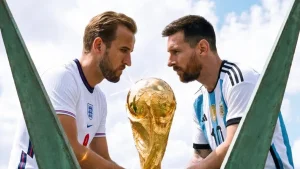 England and Argentina will battle for a place in the final
