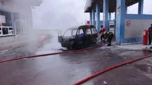 Namangandagi metan zapravkada Damas yonib ketdi