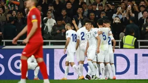 WC-2026 qualifiers. Uzbekistan defeated the Kyrgyz Republic by a small margin