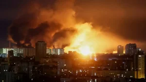 Russia launched a large-scale air attack on Ukraine