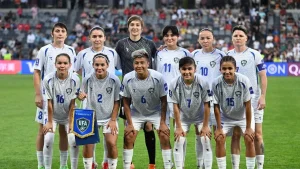 Uzbekistan women's national team suffered a heavy defeat to China