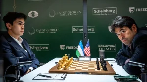 Javohir Sindorov Nakamura bilan o‘yindagi durang sabablarini tushuntirdi