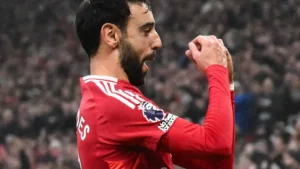 Bruno Fernandes set a new milestone in Manchester United history