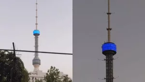 Tashkent TV Tower updated with new LED screen
