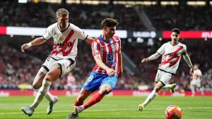 Atletico suffered a heavy defeat away to Rayo Vallecano