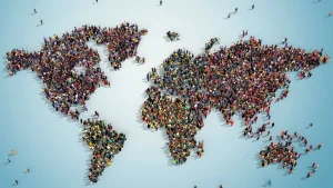 The Earth's population has significantly exceeded the planet's capacities