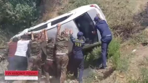 Termizda “Cobalt” yo‘ldan chiqib, ag‘darilib ketdi