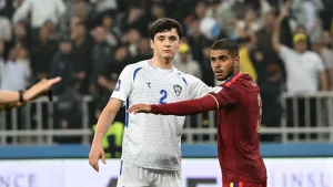The Uzbekistan national team defeated Venezuela in a penalty shootout.