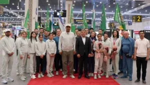 Toshkentda Osiyo chempionati medalchilari tantanali kutib olindi