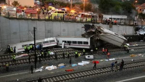 Railway accident in Spain: three-day mourning declared