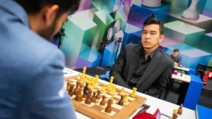 Nodirbek Gukeshning xatosidan unumli foydalandi