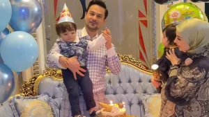 Jasur Umirov celebrated his son's birthday with his family
