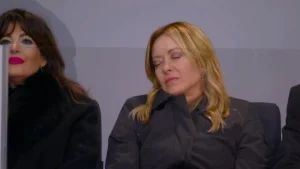 Giorgia Meloni fell asleep at the Olympic opening ceremony