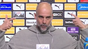 Guardiola emphasized that the title race for Manchester City is not yet over.