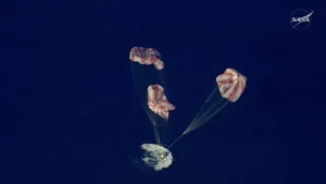 The Orion spacecraft has successfully returned to Earth from the Oy mission
