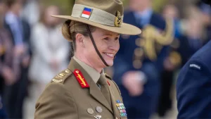 Susan Coyne became the first female commander in the history of the Australian Army