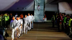 Venesuelaga AQSHdan deportatsiya qilingan migrantlarning birinchi guruhi yetib keldi