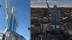 Argentinada Lionel Messi uchun 26 metrlik haykal ochildi