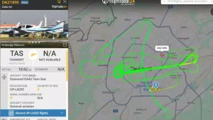 Над Ташкентом постоянно кружит моторный самолёт