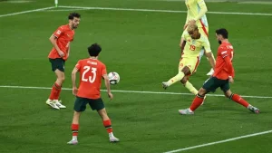 Ispaniya 2:1 hisobida birinchi taymni g‘alaba bilan yakunladi