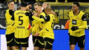 «Borussiya Dortmund» o'z maydonida «Frayburg»ni yirik hisobda mag'lub etdi