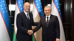 Historical victory: FIFA President congratulated Shavkat Mirziyoyev sincerely