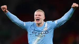Erling Xoland ketma-ket uchinchi bor Angliya chempionati to'purari bo'ldi