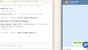 Claude Code is now controlled via Telegram and Discord