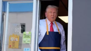 Donald Trump worked at McDonald's on Labor Day