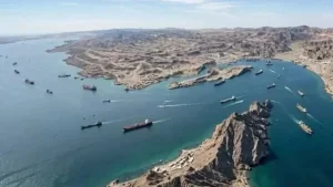 First merchant ship navigated safely through the Strait of Hormuz