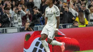 Vinisius scored in his fifth consecutive game