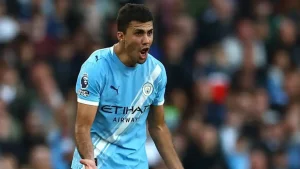 Rodri was punished for criticizing the referees