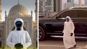 Dubayda robot musulmonlar bilan birga hayit namozini o'qidi